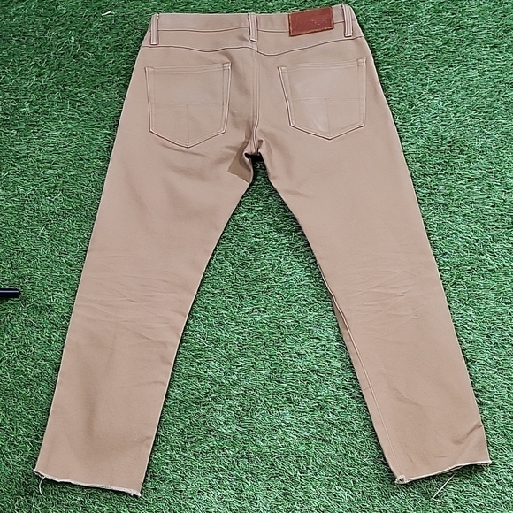 Tellason Men's Tan Chinos Work Pants Style. Straight Leg - Picture 1 of 8